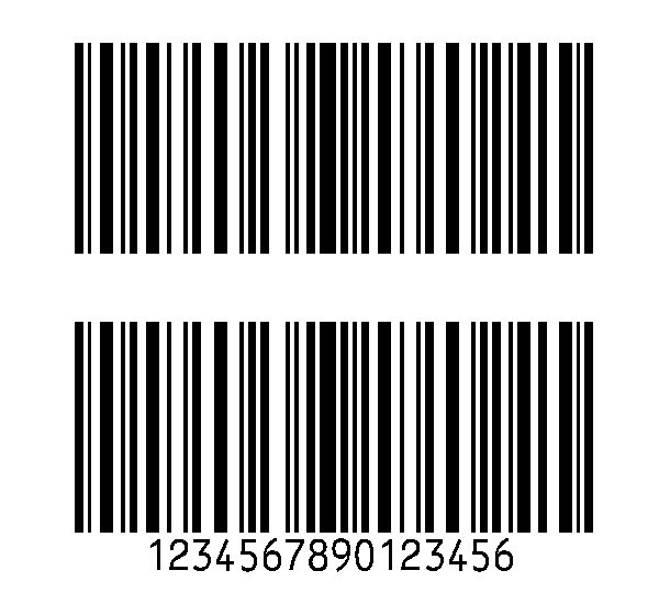 Légendes Code 128