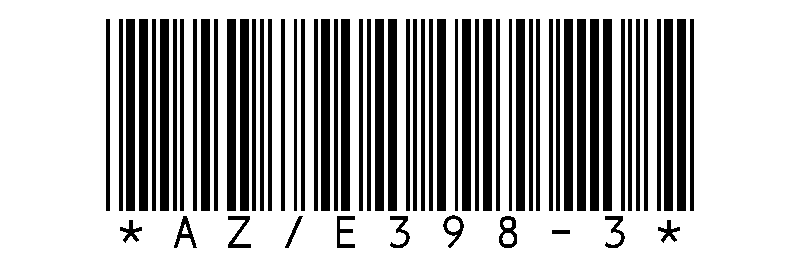 Barcodes Code 39
